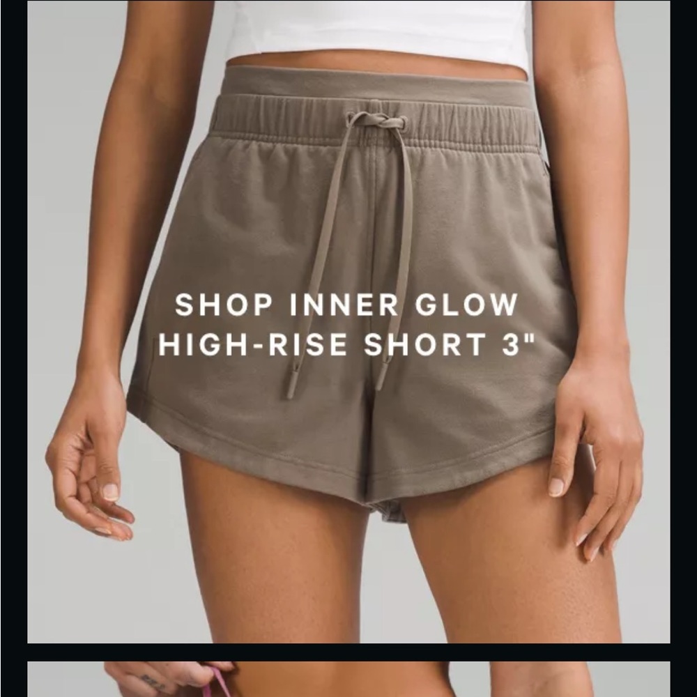Lululemon women’s size 8 inner glow shorts